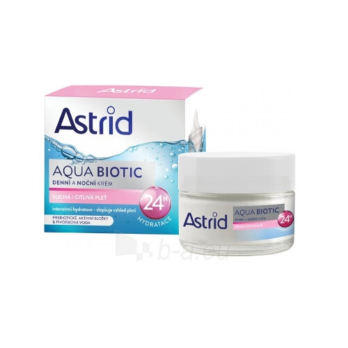 Kremas face Astrid Day and night cream for dry and sensitive skin Aqua Biotic 50 ml paveikslėlis 1 iš 1