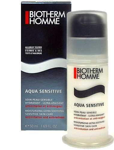 Biotherm Aqua Sensitive Homme Cosmetic 50ml paveikslėlis 1 iš 1