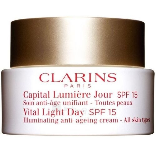 Kremas veidui Clarins Vital Light Day Cream SPF15 Cosmetic 50ml (without box) paveikslėlis 1 iš 1