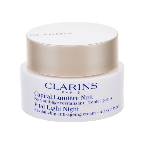 Kremas veidui Clarins Vital Light Night Cream Cosmetic 50ml All skin types paveikslėlis 1 iš 1