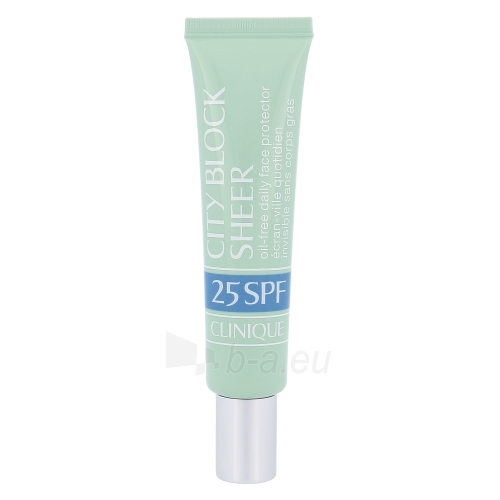 Clinique City Block Sheer 25 SPF Oil Free Daily Face Cosmetic 40ml paveikslėlis 1 iš 1