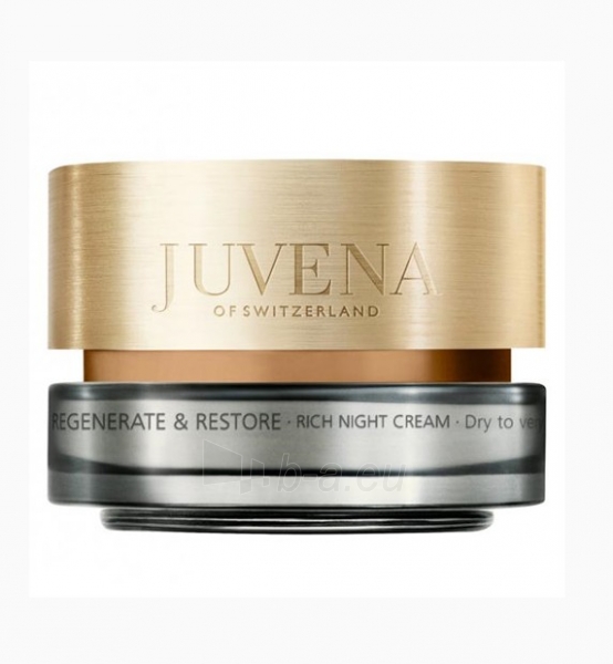 Kremas veidui Juvena Regenerate & Restore Rich Night Cream Cosmetic 50ml paveikslėlis 1 iš 1