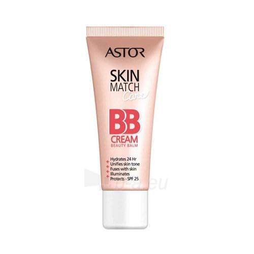 Kremas veidui Kremas-pudra Astor Skin Match Care BB Cream Cosmetic 50ml Nude paveikslėlis 2 iš 2
