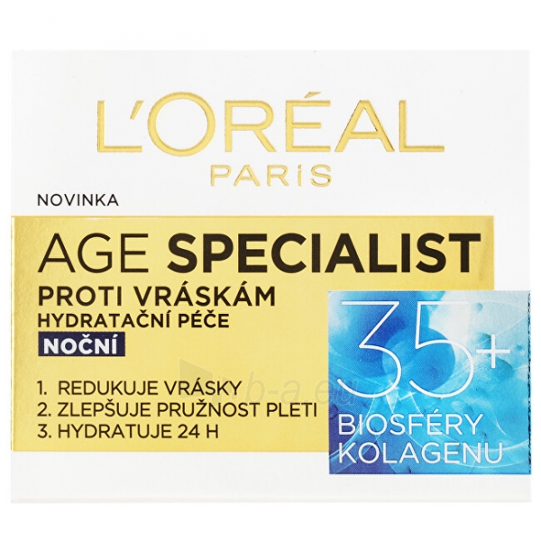 L´Oreal Paris Age Specialist 35+ Night Cream Cosmetic 50ml paveikslėlis 2 iš 8