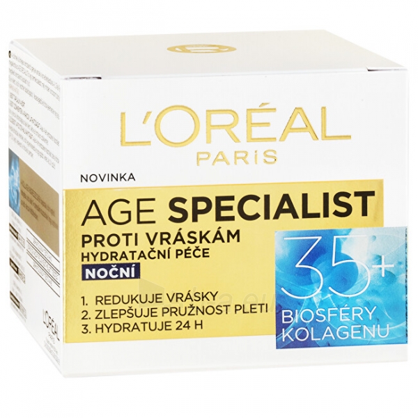 L´Oreal Paris Age Specialist 35+ Night Cream Cosmetic 50ml paveikslėlis 3 iš 8