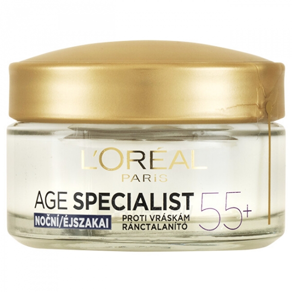 L´Oreal Paris Age Specialist 55+ Night Cream Cosmetic 50ml paveikslėlis 6 iš 7