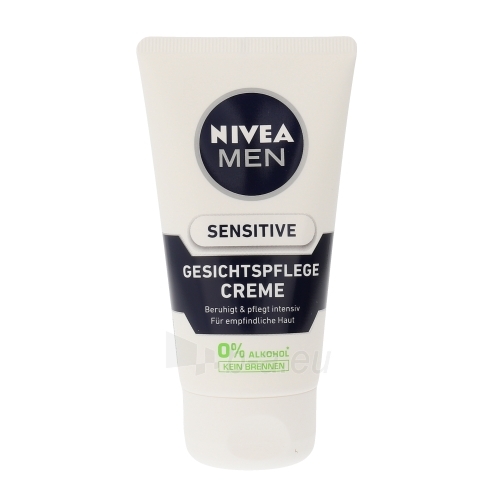 Kremas veidui Nivea Men Sensitive Face Cream Cosmetic 75ml paveikslėlis 1 iš 1