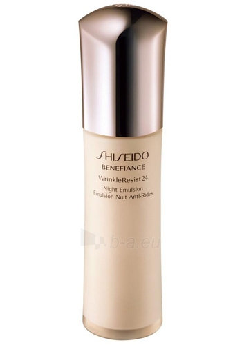 Kremas veidui Shiseido BENEFIANCE Wrinkle Resist 24 Night Emulsion Cosmetic 75ml paveikslėlis 1 iš 1