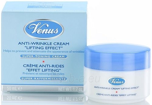 Kremas veidui Venus Anti Wrinkle Cream Lifting Effect Cosmetic 50ml paveikslėlis 1 iš 1