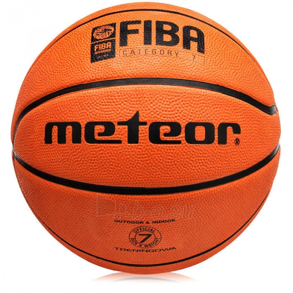 Krepšinio kamuolys Meteor 7 FIBA paveikslėlis 1 iš 3
