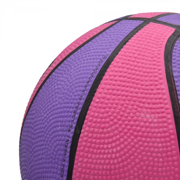 Krepšinio kamuolys Meteor Layup 3 Rožinė/Violetinė paveikslėlis 3 iš 3