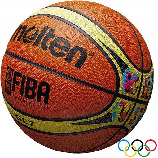 Krepšinio kamuolys Molten BGL7-WCM FIBA paveikslėlis 1 iš 1