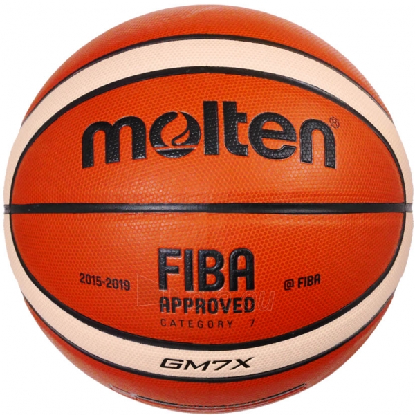 Krepšinio kamuolys Molten BGM7X paveikslėlis 1 iš 1