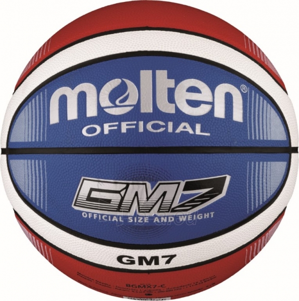 Krepšinio kamuolys Molten BGMX7-C mėlyna paveikslėlis 1 iš 1
