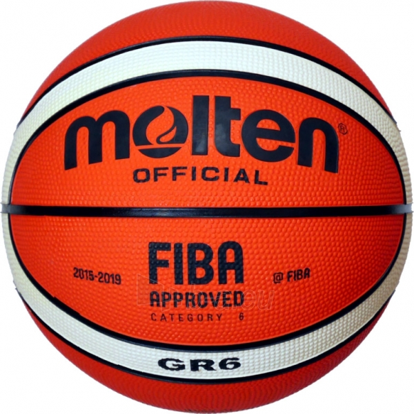 Krepšinio kamuolys Molten BGR6-OI paveikslėlis 1 iš 1