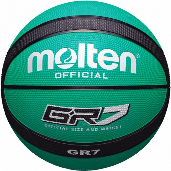 Krepšinio kamuolys Molten BGR7-GK žalia paveikslėlis 1 iš 1