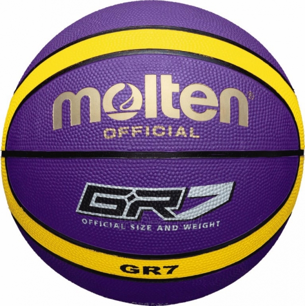 Krepšinio kamuolys Molten BGR7-VY violetinė paveikslėlis 1 iš 1