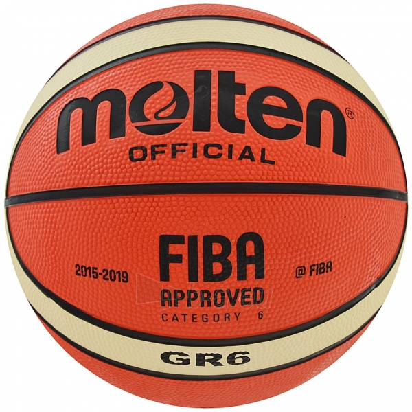Krepšinio kamuolys Molten GR6-OI paveikslėlis 1 iš 3