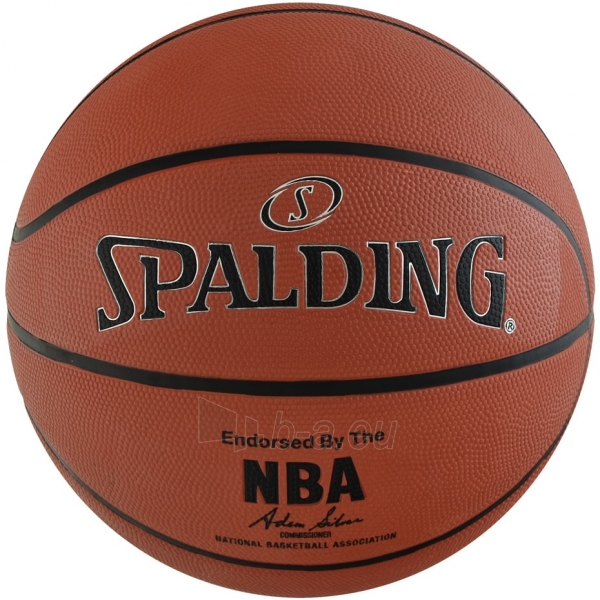 Krepšinio kamuolys SPALDING NBA SILVER OUTDOOR 2017 6 83569Z paveikslėlis 3 iš 3