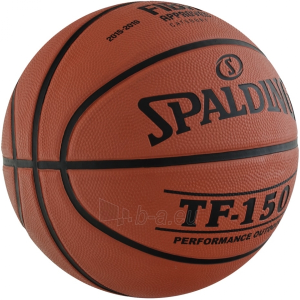 Krepšinio kamuolys SPALDING NBA TF-150 FIBA LOGO 2017 paveikslėlis 3 iš 3