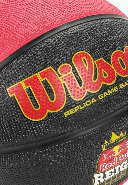Krepšinio kamuolys WILSON RED BULL REPLICA WTB2205XB07 black-red paveikslėlis 2 iš 2