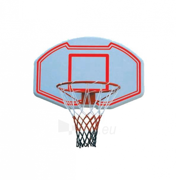 Krepšinio lenta SBA005, plastikinė, su lanku ir tinkleliu, 90 x 60 cm paveikslėlis 1 iš 1
