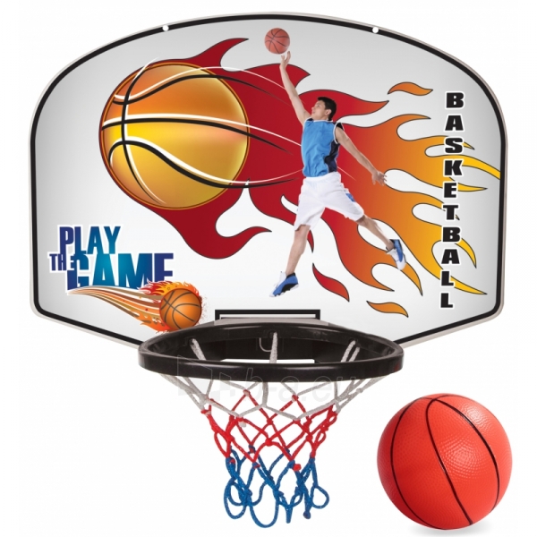Krepšinio lenta su kamuoliu paveikslėlis 1 iš 3