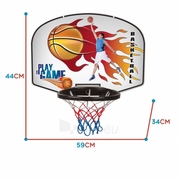 Krepšinio lenta su kamuoliu paveikslėlis 3 iš 3