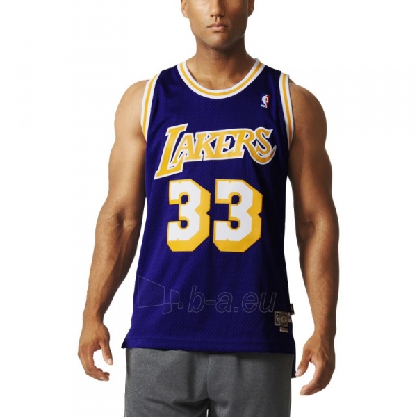 Krepšinio marškinėliai adidas Los Angeles Lakers Retired Kareem Abdul-Jabbar A46425 paveikslėlis 3 iš 3