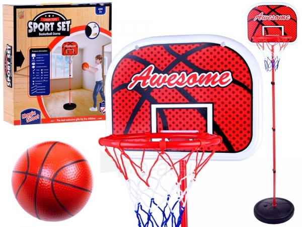 Krepšinio stovas Basketball set Backboard + ball pump SP0625 paveikslėlis 1 iš 9