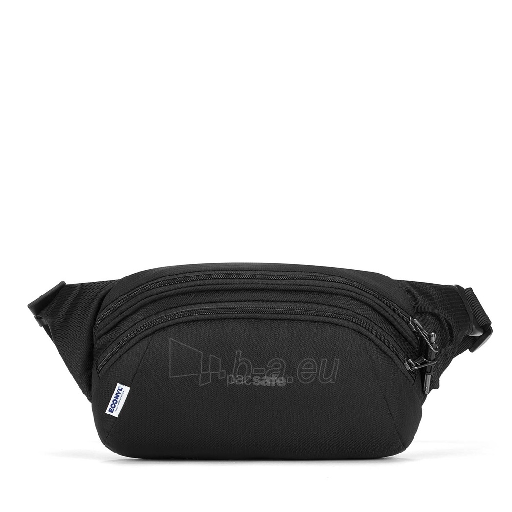 Krepšys Metrosafe LS120 hip pack black antykradzieżowa nerka pacsafe paveikslėlis 1 iš 1