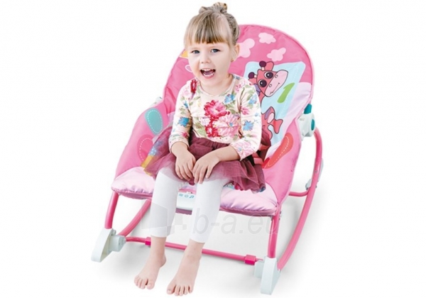 Kūdikio kėdė 2in1, rožinė paveikslėlis 7 iš 8