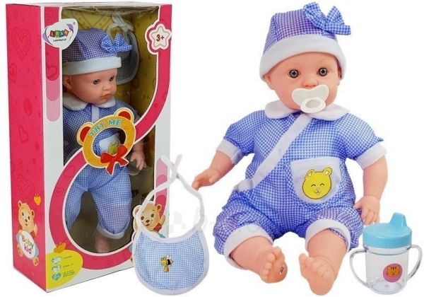 Kūdikio lėlė „Baby Kid“ 45 cm, mėlyna paveikslėlis 1 iš 4