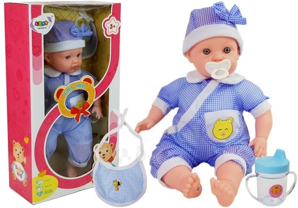 Kūdikio lėlė „Baby Kid“ 45 cm, mėlyna paveikslėlis 4 iš 4