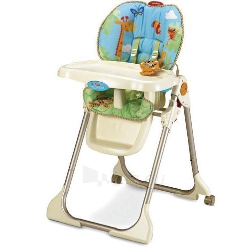 Kūdikio maitinimo kėdutė Džiunglės Fisher Price L0541 paveikslėlis 2 iš 2