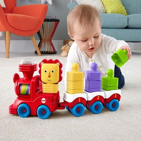 Kūdikio žaislas - traukinukas DRG33 Fisher Price paveikslėlis 2 iš 5