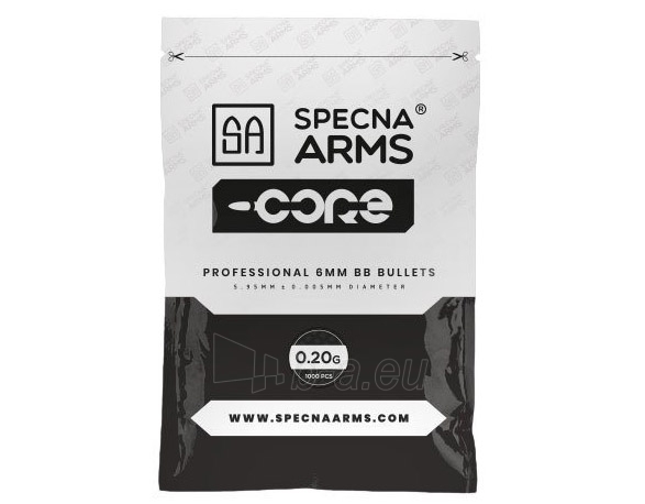 Kulkos AEG 0,20g Specna Arms Core 1000 vnt paveikslėlis 1 iš 1