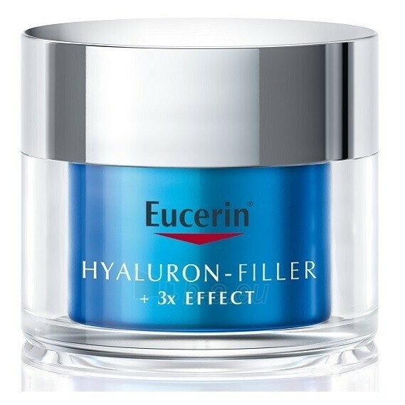 Kūno kremas Eucerin Night hydration booster Hyaluron-Filler +3x Effect ( Moisture Booster Night) 50 ml paveikslėlis 1 iš 1