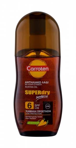 Kūno losjonas Carroten Superdry Suntan Oil Sun 125ml SPF6 paveikslėlis 1 iš 1
