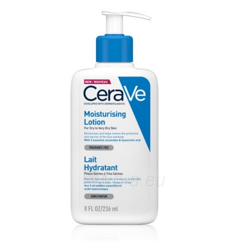 Body lotion CeraVe Hydrating Milk for Dry to Very Dry Skin (Moisturising Lotion) 236 ml paveikslėlis 1 iš 3