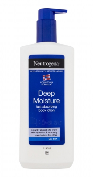 Kūno losjonas Neutrogena Deep Moisture Body Lotion Cosmetic 400ml paveikslėlis 1 iš 1
