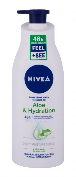Body lotion Nivea Aloe & Hydration 48h 400ml paveikslėlis 1 iš 1
