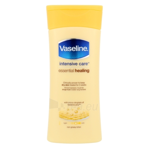 Body lotion Vaseline Intensive Care Essential Healing Lotion Cosmetic 200ml paveikslėlis 1 iš 1
