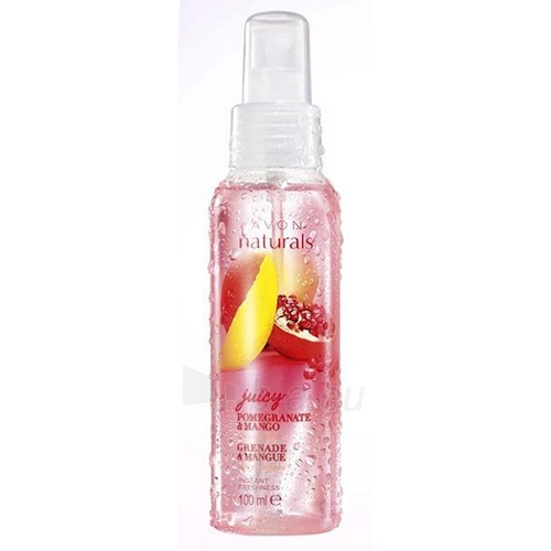 Kūno purškiklis Avon Body spray with pomegranate and mango Naturals Juicy 100 ml paveikslėlis 1 iš 1