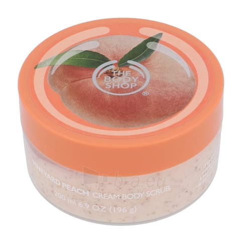 Kūno pylingas The Body Shop Vineyard Peach Cream Body Scrub Cosmetic 200ml paveikslėlis 1 iš 1