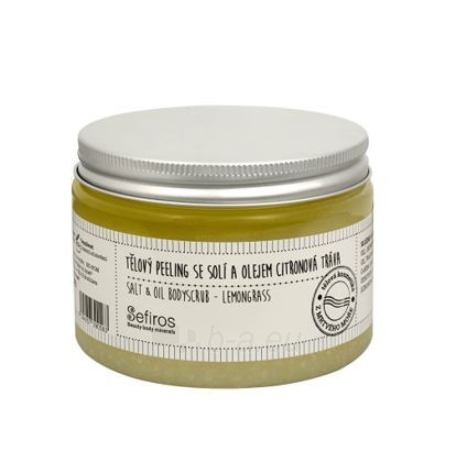 Kūno šveitiklis Sefiros Body Scrub with salt and oil Lemongrass (Salt & Oil Bodyscrub) 300 ml paveikslėlis 1 iš 1