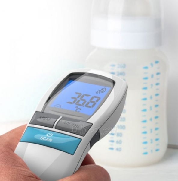 Kūno termometras Homedics TE-200-EEU No Touch Infrared Thermometer paveikslėlis 3 iš 5