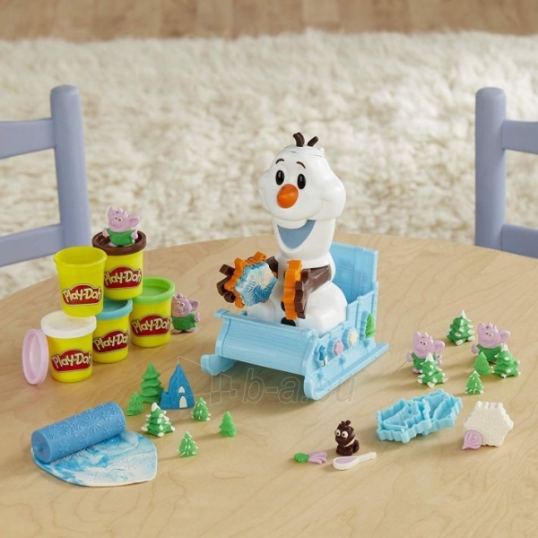 Kūrybinis rinkinys E5375 Play-Doh Featuring Disney Frozen Olafs Sleigh Ride paveikslėlis 6 iš 6