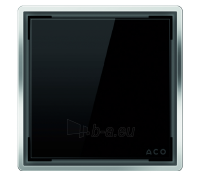 Kvadratinės stiklo grotelės Aco juodos paveikslėlis 1 iš 2