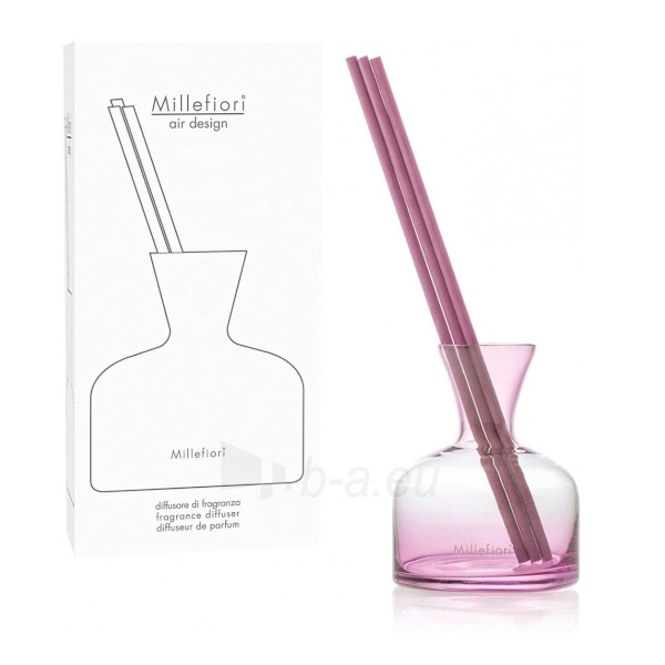 Kvapas namams Millefiori Milano Aroma diffuser Air Design Vase Pink + box 250 ml paveikslėlis 2 iš 3